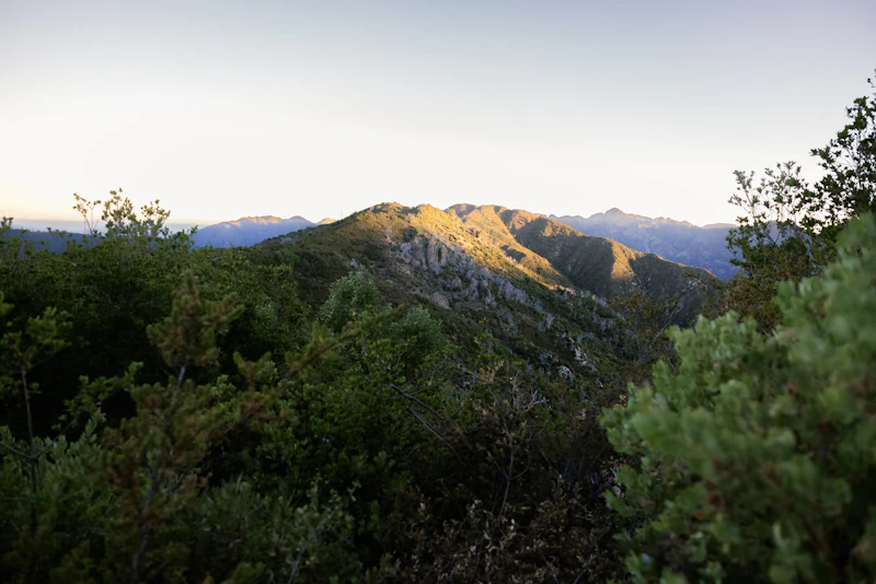 Mountains.