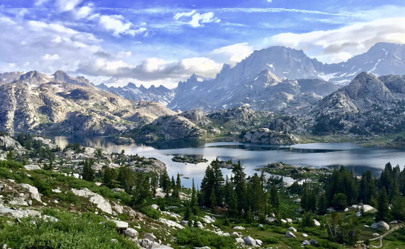 An amazing morning in the Wind River Mountains.