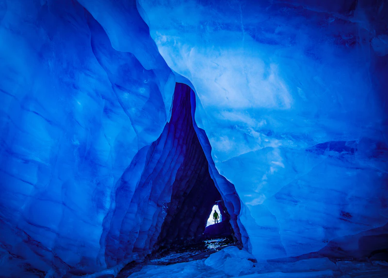 Ice cave.