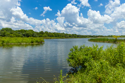 Lake on the LBJ National Grassland.