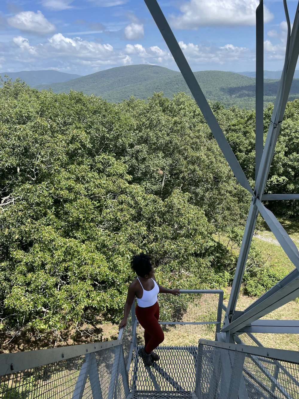Grassy mountain tower