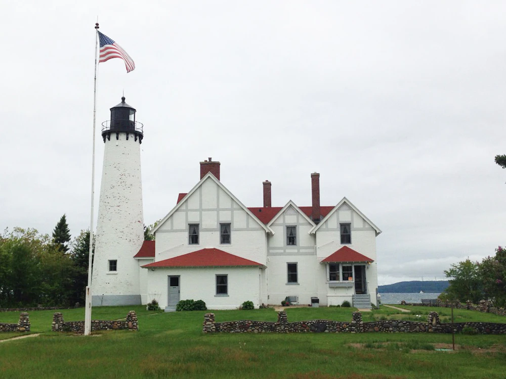 Hiawatha NF Point Iroquoise Lighthouse USFS