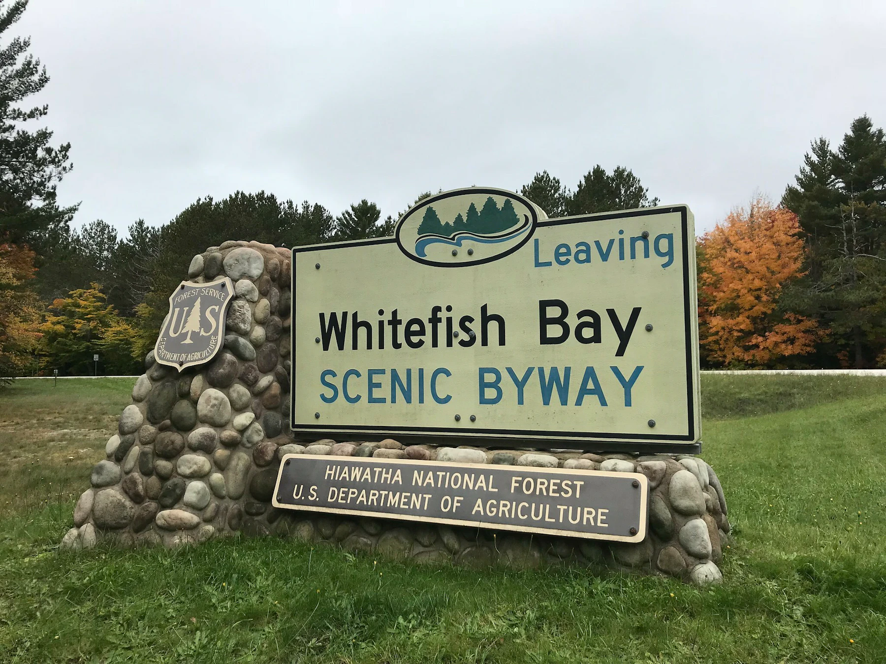 Hiawatha NF Whitefish Bay Scenic Byway USFS