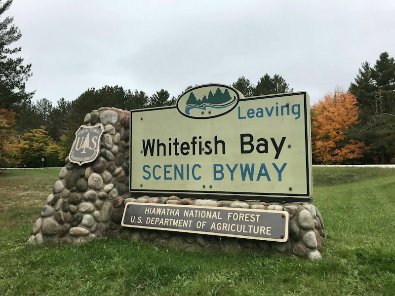 Hiawatha NF Whitefish Bay Scenic Byway USFS