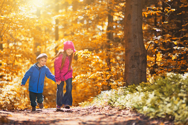 Kids-Running-Autumn istock