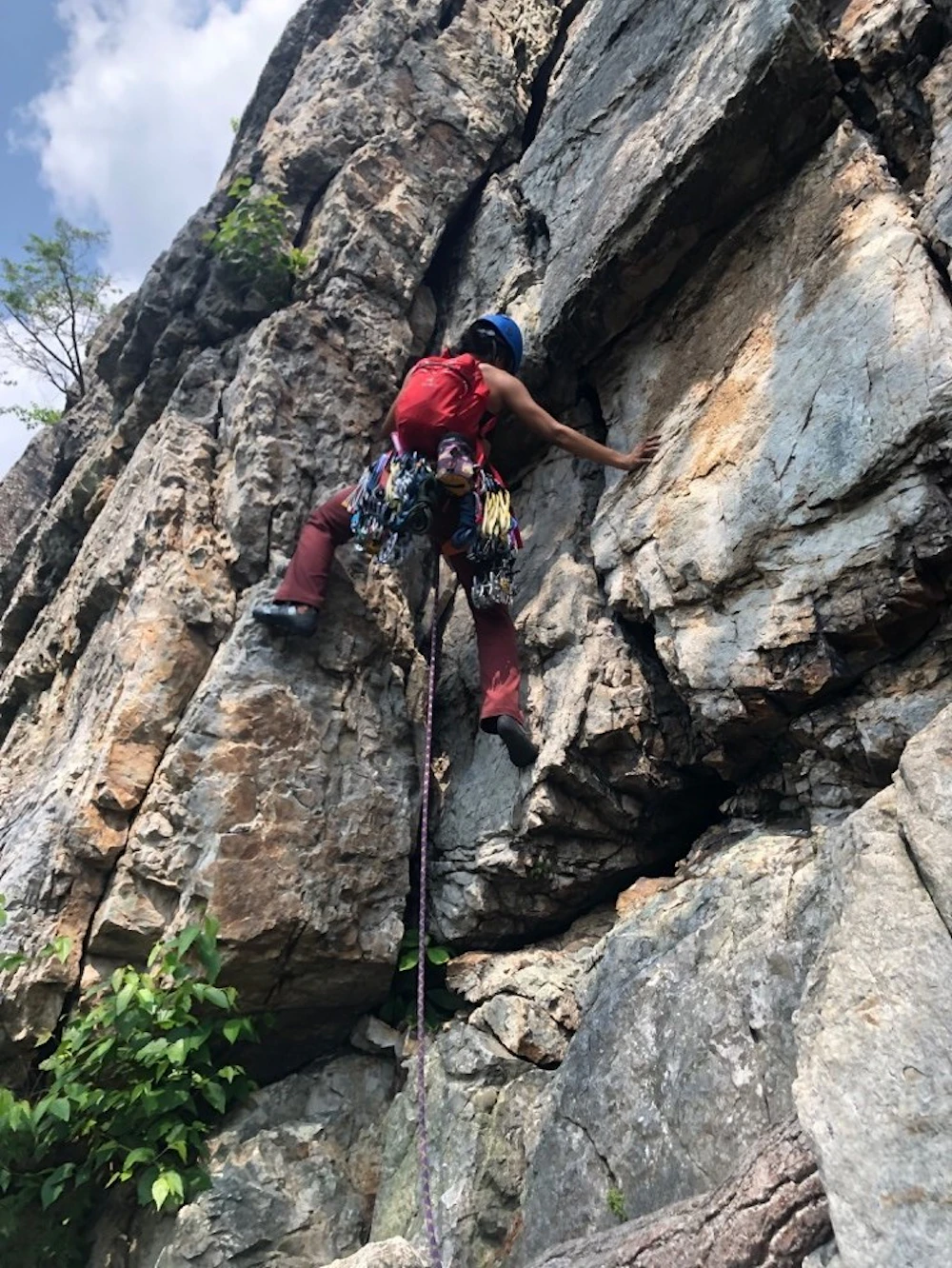 Maribel Wong Climbing