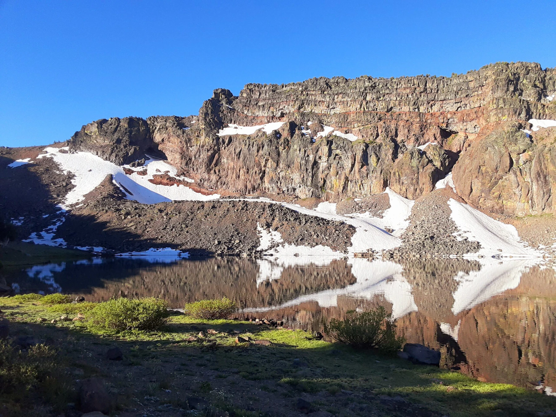 Apline lake.
