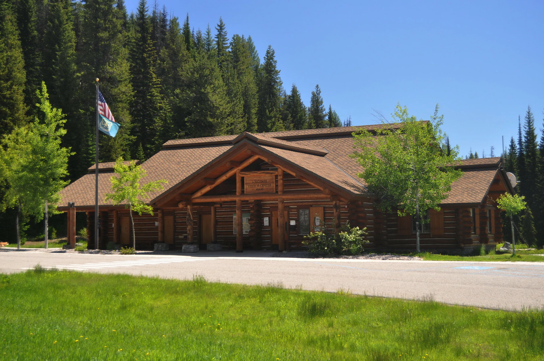 Nez Perce Clearwater NF Lolo Pass Visitor Center USFS