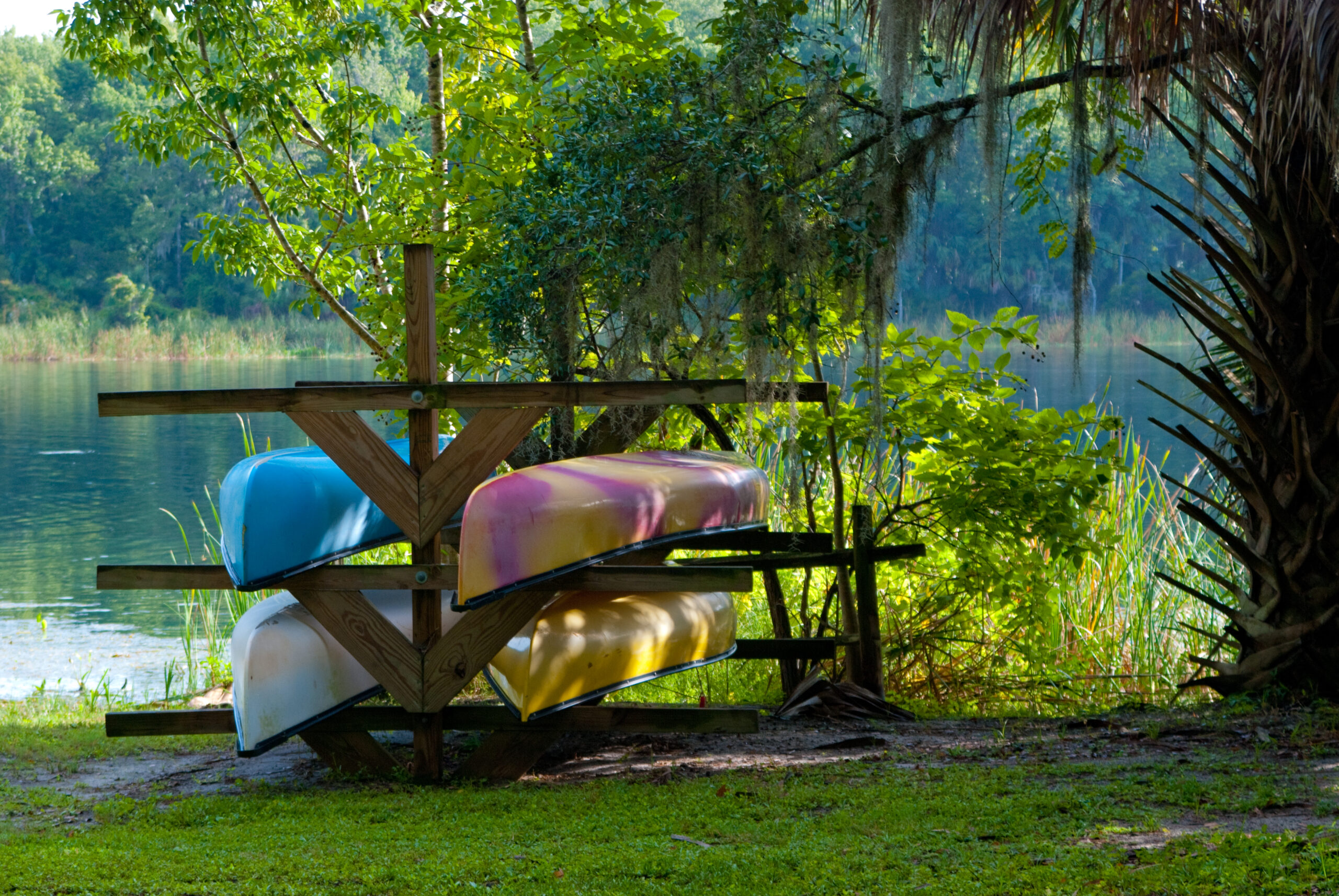Canoe rack.