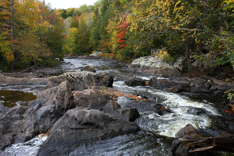 River rapids.