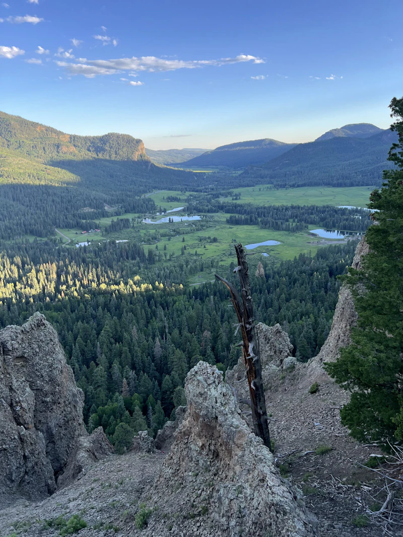 Valley view.
