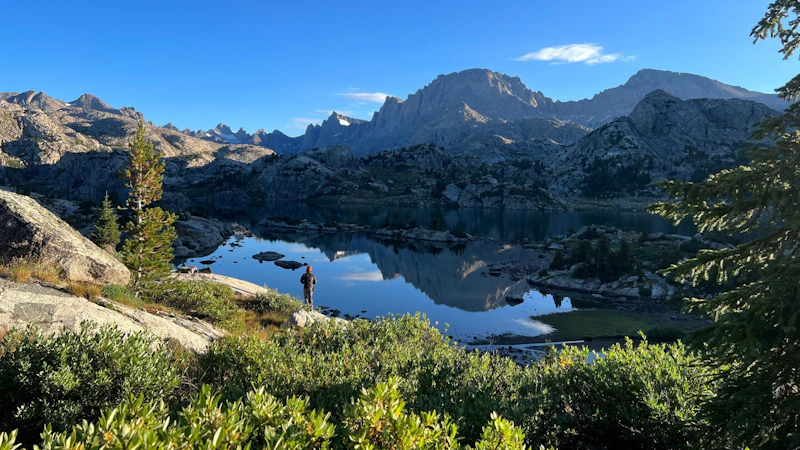 Alpine lake.