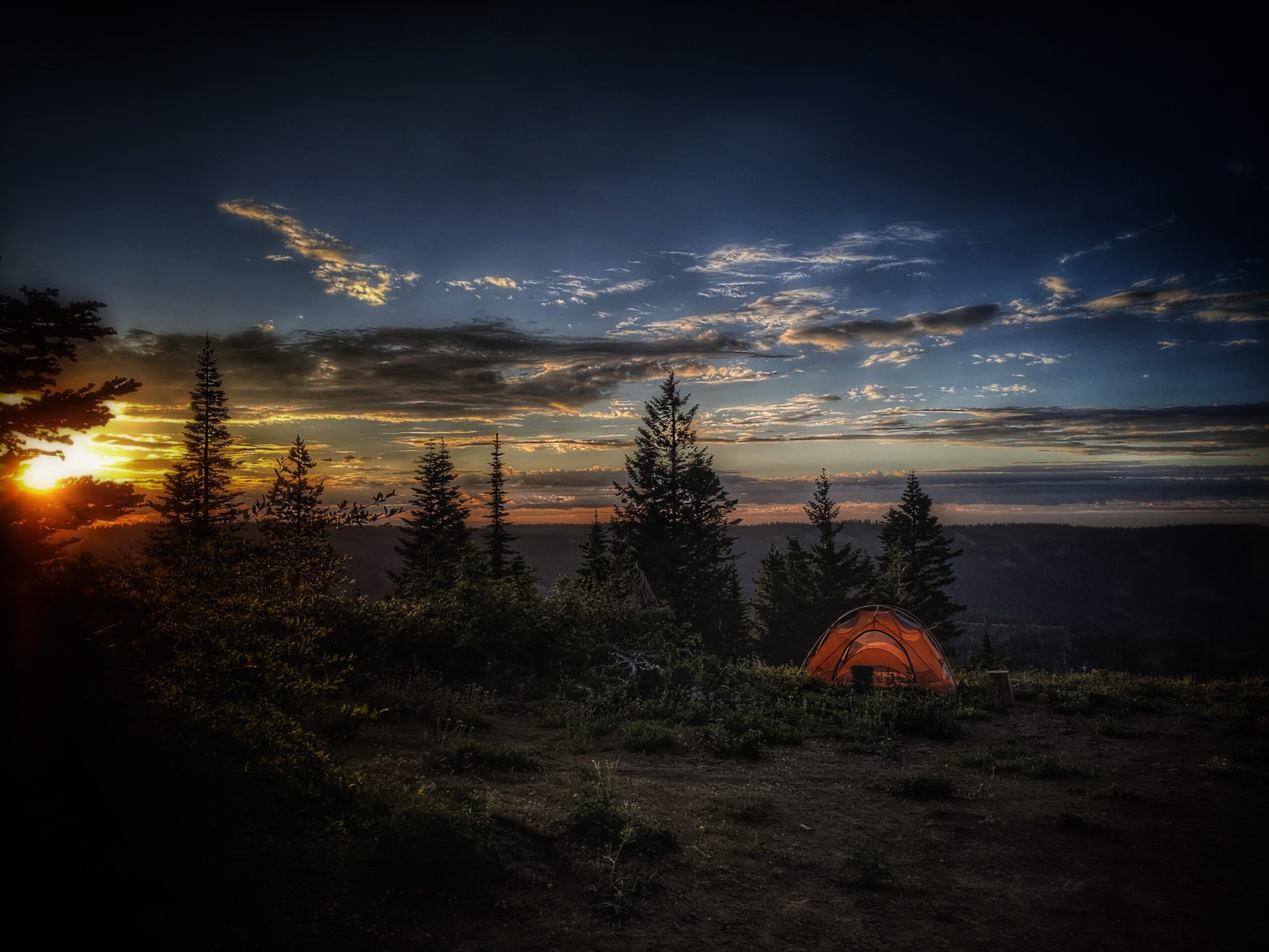 Camping.