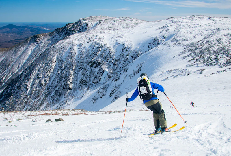 Backcountry skiing in White Mountain National Forest