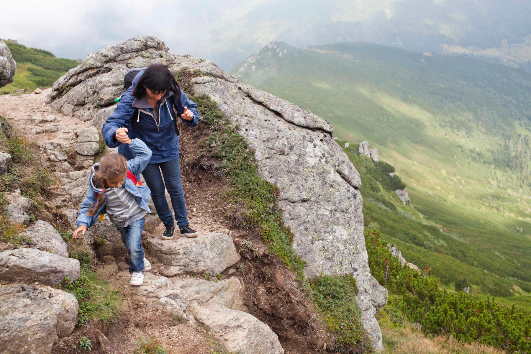 Woman And Child Mtn Istock 521873503