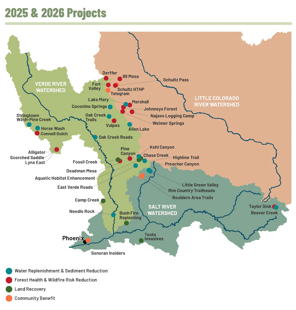 2025 & 2026 Project Map.