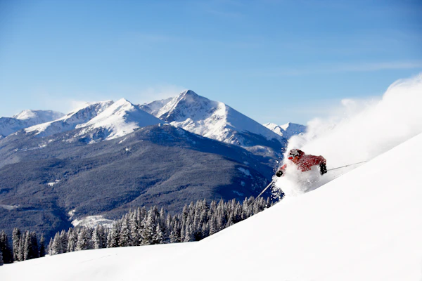Downhill skier at Vail Resorts.