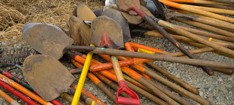 Shovels.