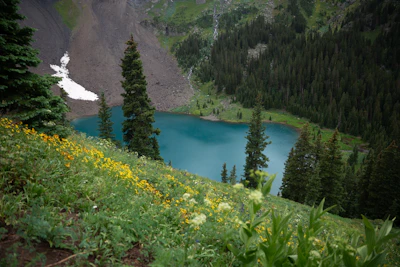 Stills from Blue Lakes Trail to Mt. Sneffels captured in July 2025 as part of the Colorado 14ers Content Package. Featuring work from Southwest Conservation Corp.